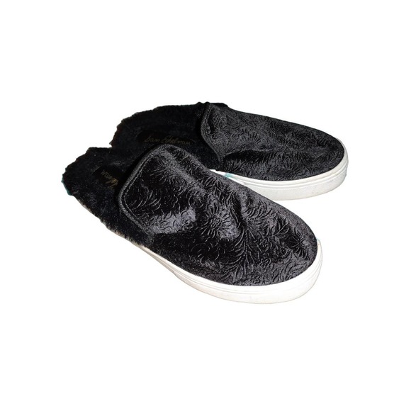 Sam Edelman Lois Platform Sneaker Mules faux fur, size 8 - Picture 1 of 4